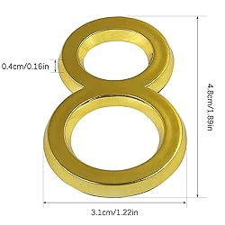 Pack of 20, Self Adhesive Golden Waterproof Mailbox