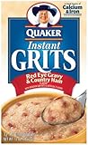 Quaker Instant Grits, Red Eye Gravy & Country Ham 12 Oz (Pack of 2)