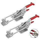 Accessbuy 2-Pack 2000lbs Capacity Heavy Duty Adjustable Latch U Bolt Self-lock Toggle Clamp (2PCS)