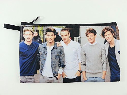 One Direction BIG Zipper Pen Pencil /Cosmetic Makeup Case Bag Pouch Stationery ONE-016