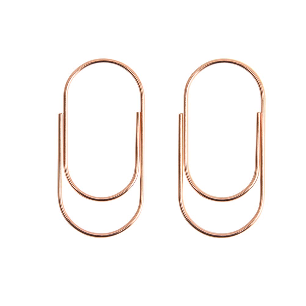 Rose Gold Paper Clips, Topgogo 20pcs 50mm 1.97\