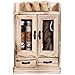 Brubaker Cosmetics 10 Pcs Beauty Gift Set Women Wooden Cabinet Coconut