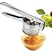 DenSan Potato Ricer Stainless Steel Potato Ricer/Fruit and Vegetables Masher Food Ricer Large Capacity 420ml-100% Stainless Steel(Silver)