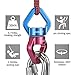 AusKit Swing Swivel, 35 KN Safest Rotational Device Hanging Accessory for Web Tree Swing, Therapy Swing, Aerial Dance, Swing Spinner Hanger, Rock Climbing, Hanging Hammocks