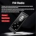 MP3 Player with Bluetooth, Portable Mp3 Player with FM Radio with Headphones,HiFi Metal Audio Player with Voice Recorder,Touch Button Music Player, Expandable 128GB TF Card,2.4 Inch,Sliver (s8-8gb)