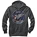 NASA Space Rocket Mens Graphic Lightweight Hoodie