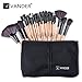 Vander 32 Pieces Makeup Brushes Handle Premium Cosmetics Brush Set Professional Wood Synthetic Kabuki Foundation Blending Blush Concealer Eyeliner Face Liquid Powder Cream Brushes Kit With Pouch Bag.