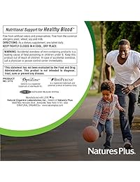 Nature's Plus Hema-Plex, 30 tabletas, 3770, 30, 1, 1