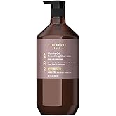Theorie Smoothing Shampoo - Frizz Control with Marula, Sea Buckthorn & Grape Seed Oils, Sulfate-Free, Gluten-Free, All Hair Types, 800 ML