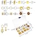 PP OPOUNT 229 Pieces Dreadlocks Beads DIY Hair Braid Accessories with Braid Rings Hair Hoops, Dreadlocks Beads, Hair Clips and Natural Painted Wood Beads for Hair Decoration