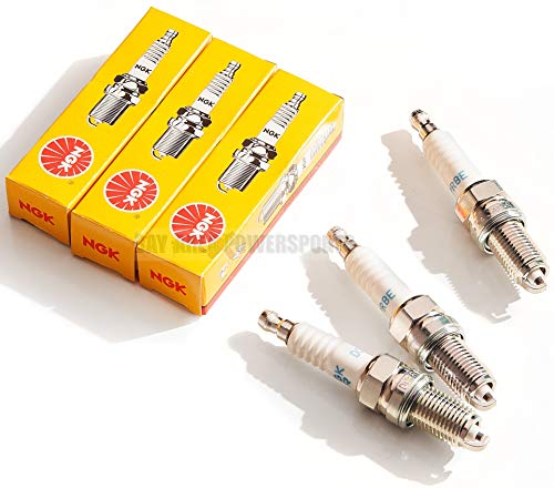 NGK 4339 DCPR8E SeaDoo 4-Tec Spark Plug Set All 130 155 185 215 255 260 RXP RXT X GTI GTX Wake GTS GTI 3 Pack