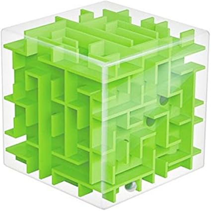 Trekbest 3D Magic Cube Puzzle Box Sequential Puzzles as Christmas Gift Birthday Gift (Green)