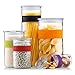Bodum Presso 34-Ounce Glass Storage Jar, Black