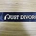 Just Divorced Sash Sunglasses Set Divorce Party Decoration Black