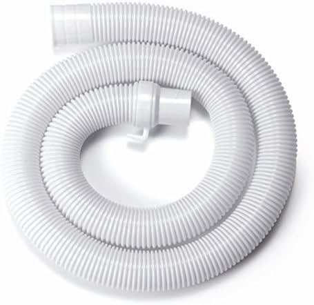 Insak Homes™️ 1.5 METER UNIVERSAL FLEXIBLE PLASTIC WASTE WATER OUTLET PIPE HOSE / DRAIN PIPE / EXTENSION PIPE / DISCHARGE PIPE For ALL Top Load / Loading Fully Automatic & Semi Automatic Washing Machine Suitable For All Brands ( LG, Samsung, Godrej, Whirlpool, Videocon, Onida, Intex, Bosch, IFB, Panasonic & Other Brands ) (Length: 1.5 Meter) (1.5)