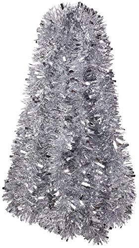 DIYSAY 6m Silver Christmas Garland for Christmas Tree Decoration