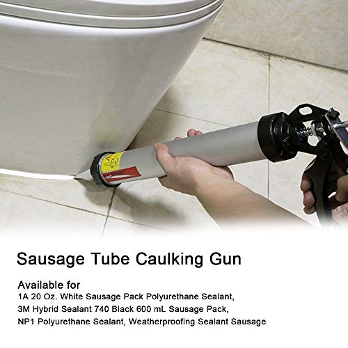 BELAROKO Sausage Caulking Gun 20 oz Manual Sausage/Cartridge/Bulk Tube