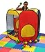 EWONDERWORLD Six Sided Hexagon Twist Play Tent with Ball Stopper & Safety Meshing