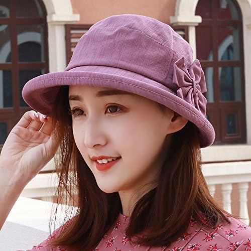 RangYR Women's Hat Ms Cap Women Breathable Yarn Cap Cotton Spring Summer Sun Hat Thin Potted Hat