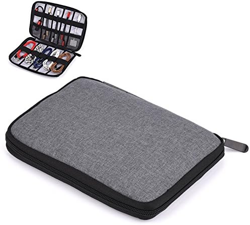 Travel Gadget Organizer Bag Electronics Accessories Storage Carrying Case Universal Cable Organizer for MP3 Player Charger Hard Drive Power Bank