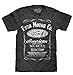 Tee Luv Men's Ford American Made Muscle Shirt - Faded Ford Motor Company Shirt (Onyx Snow Heather) (XXL)