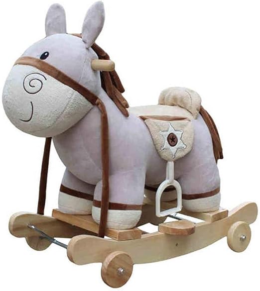 wooden horse toy stick