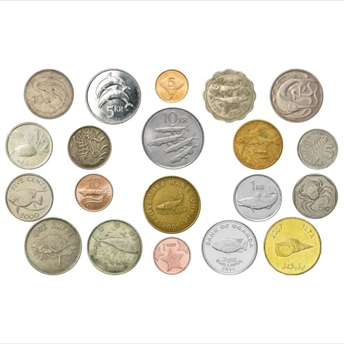 20 Aquatic Animal Coins