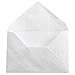 Juvale Mini Gift Card Envelopes White Floral Pattern - 100 Count, 4.1 x 2.75 in, White Paper - Enclosure Cards for Floral Arrangements & Wedding Scrapbook Accents