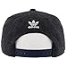 adidas Originals Men's Trefoil Chain Flatbrim Snapback Cap, Heather Navy, One Size