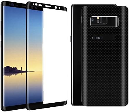 BACAMA [1 Front+1 Back][Easy to Install] [Full Coverage] [Case Friendly] TPU Film Screen Protector for Galaxy Note 8 (2017) HD Clear 99% Touch Responsive [Not Glass] [Not Wet]