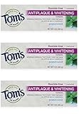 Tom's of Maine Natural Antiplaque Tartar Control & Whitening Toothpaste Peppermint 1 oz Travel Size (Pack of 3)