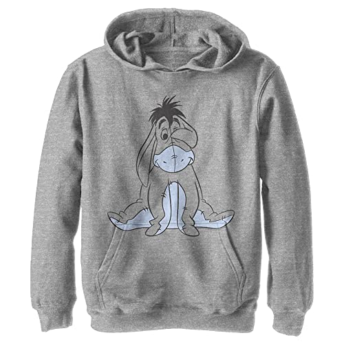 Disney Winnie The Pooh, Basic Sketch Eeyore Yth Felpa Heather Grigio 7/8