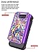 Galaxy S7 Active Case, S7 ACTIVE Case, Style4U Studded Rhinestone Crystal Bling Hybrid Armor Case Cover for Samsung Galaxy S7 Active [Not For Galaxy S7] with 1 Style4U Stylus [Flower Purple / Black]