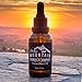 Rocky Mountain Barber Company Men’s Unscented Beard Oil - Featuring Grapeseed Oil, Coconut Oil, Argan Oil and No Added Scent