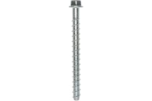 Simpson Strong Tie THD37500H 3/8-Inch by 5-Inch Titen HD Zinc Plated Heavy Duty Screw Anchor for Concrete/Masonry, 50 per Pac