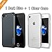 iPhone 7 Case, 2 pack CHIENTUNG Apple iPhone 7 Case (Dark Blue and Clear) 99.9% Transparent Cover Shock-Absorbing Bumper and Anti-Scratch Case Dark Blue Protective and Slim-Fit Case for iPhone 7