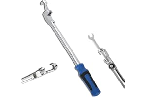 WERHOO 15 Inch Wrench Extender Tool Bar With handle, Torque Adaptor Wrench Extension, Universal Wrench Extender Adaptor for Maximum Leverage, Ideal for Mechanics, Garage Mechanics, Amplified Torque Handymen