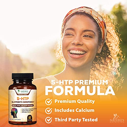 5HTP 200mg Capsules Extra Strength Support for Sleep and Stress