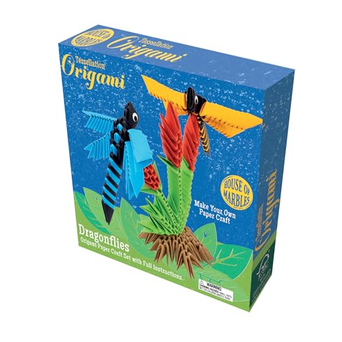 House of Marbles Deluxe Origami Paper Craft Set - Dragonflies
