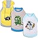 Blueberry Pet Pack of 3 Clothes for Dogs, Back Length 12