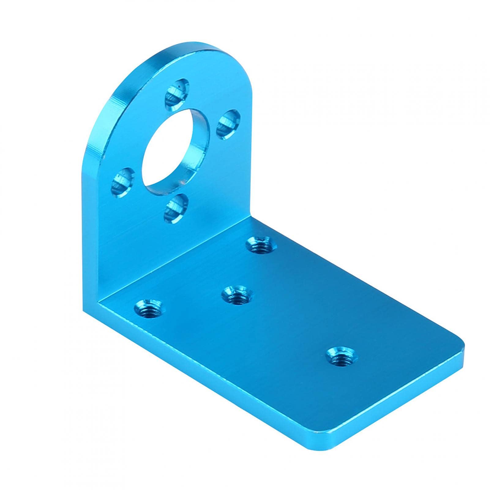 1pc Metal L Shape Motor Mounting Bracket,RC Motor Base,RC Motor Holder, DC Gear Motors Holder Seat Metal Base for 370 380 390 2030 2040 2435 RC Motors Accessory Blue