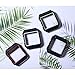 SnowCinda For Fitbit Ionic Case, Shock-proof and Shatter-resistant Rugged Protective Slim Shock Resistant TPU Bumpe for Fitbit Ionic Smart Fitness Watch (Black + Black, 1.2 mm thickness)