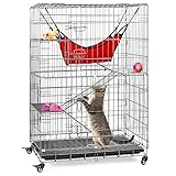 Best Choice Products 30x19x43in 4-Tier Steel Cage