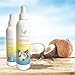 Coconut Oil Spray Fractionated | Light, Fast-Absorbing Moisturizer for Dry Skin and Hair Day and Night Natural Moisturizer for Face, Skin, Dry Hair, Scalp, Feet