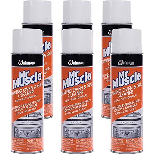 Mr Muscle Professional Foaming Oven & Grill Cleaner, 20 Oz (Pack of 6)