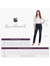 Gloria Vanderbilt Jean clásico cónico Amanda para dama