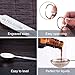 MEKBOK Stainless Steel Measuring Spoons - Set of 6 Accurate Spoons Including 1/2 Tablespoon and 1/8 Teaspoon Measuring Spoon - Gift Box