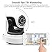 Wireless IP Camera 720P HD - Pan/Tilt/Zoom WiFi Remote Control Indoor PTZ Camera Video Surveillance System Night Vision Two-Way Audio Motion Detection Nanny Cam Home & Office Security