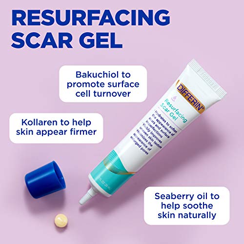 Differin Gel Acne Scar Spot Treatment for Face, Resurfacing Scar Gel