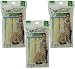 Salix 8" Digest-eeze Natural Beef-hide Thin Rolls, 3 Piece - PACK of 3